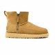 Женские UGG Classic Zip Mini Suede Chestnut