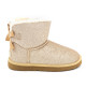 Женские UGG Mini Bailey Bow Sparkle Gold
