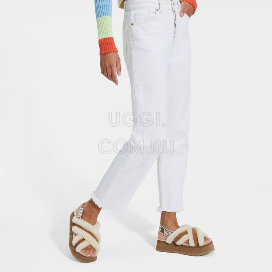 Женские UGG Disco Cross Slide Chestnut