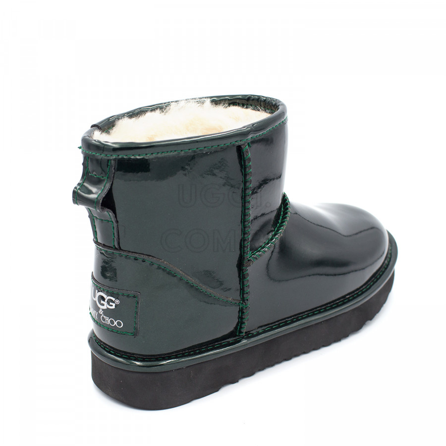 Женские UGG Jimmy Choo Mini Patent II Green
