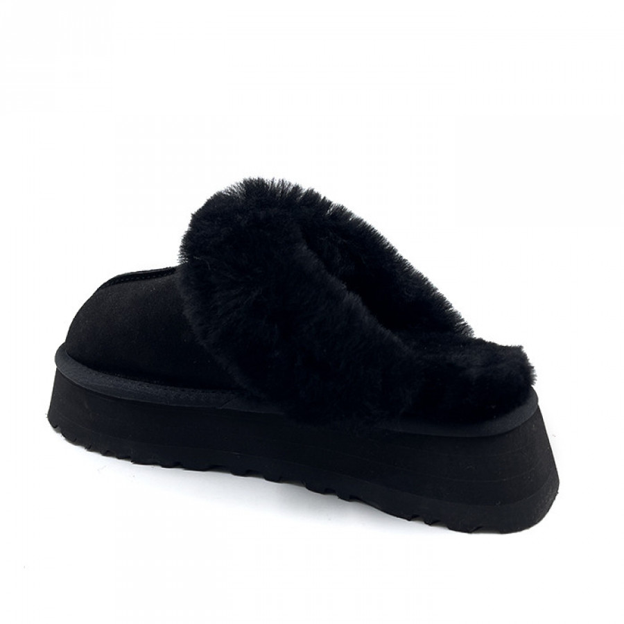 Женские UGG Slippers Scuffette Platform Black