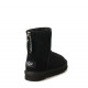 Детские UGG Kids Classic Short Zip II Black