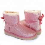 UGG Mini Bailey Bow Sparkle Pink
