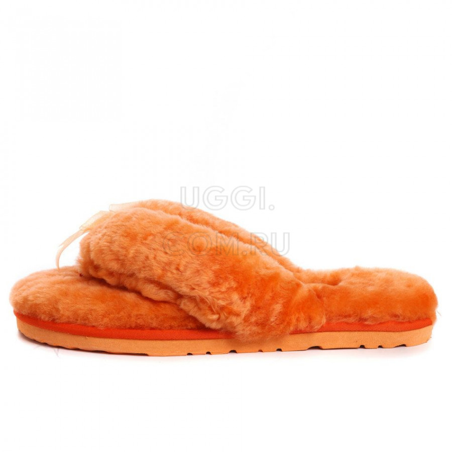 Женские UGG Fluff Flip Flop II Orange