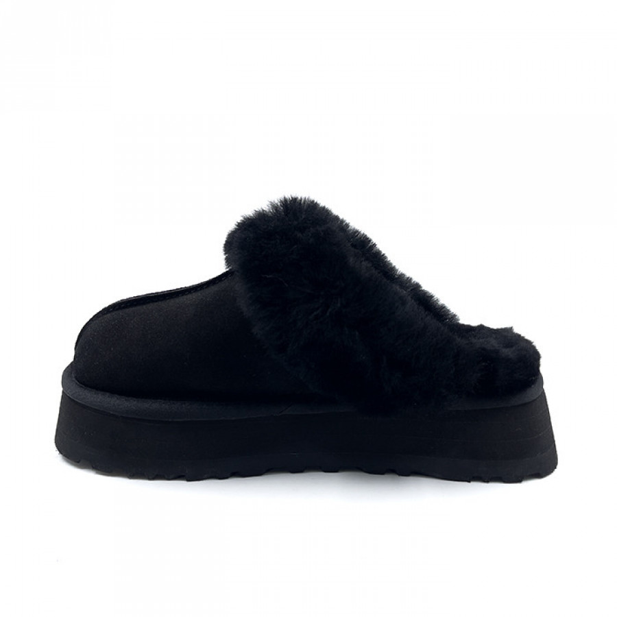 Женские UGG Slippers Scuffette Platform Black