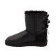 Детские UGG Kids Bailey Bow Metallic Black