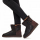 Женские UGG Mini Bailey Button Metallic Chocolate
