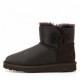 Женские UGG Mini Bailey Button Metallic Chocolate