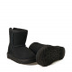 Детские UGG Kids Classic Short Zip II Black