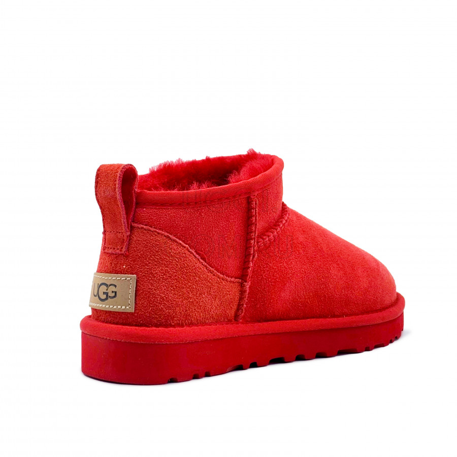 Женские UGG Classic Ultra Mini Samba Red
