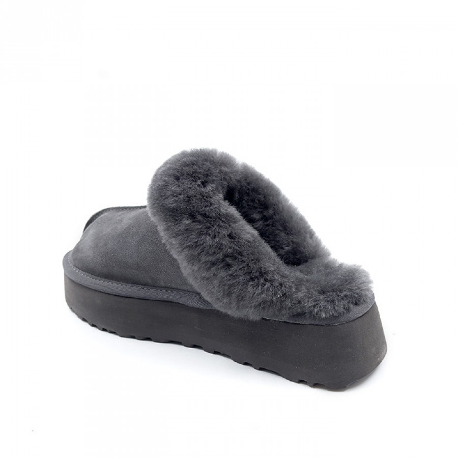 Женские UGG Slippers Scuffette Platform Grey