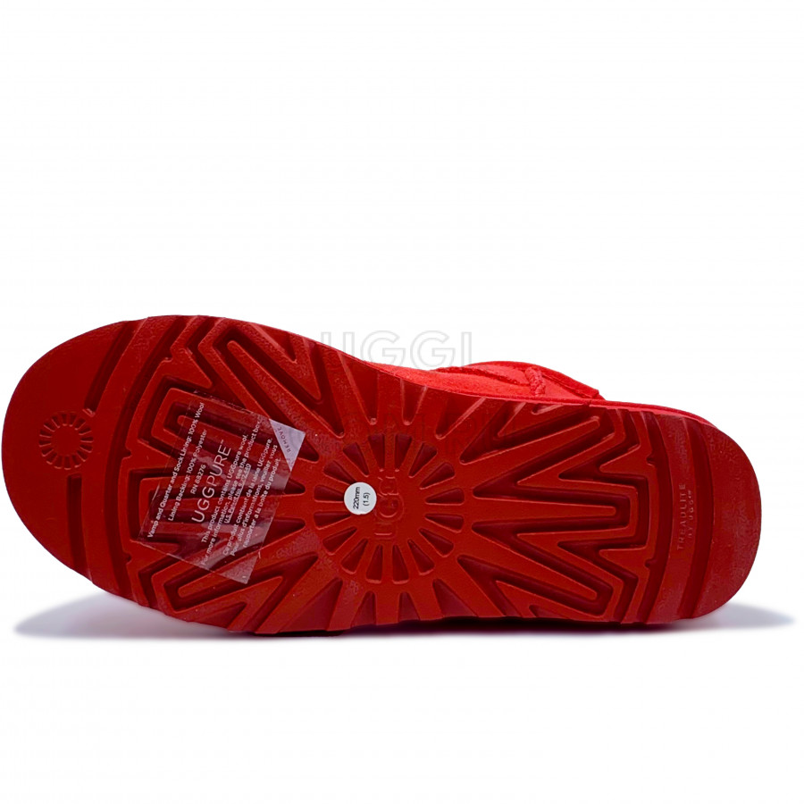 Женские UGG Classic Ultra Mini Samba Red