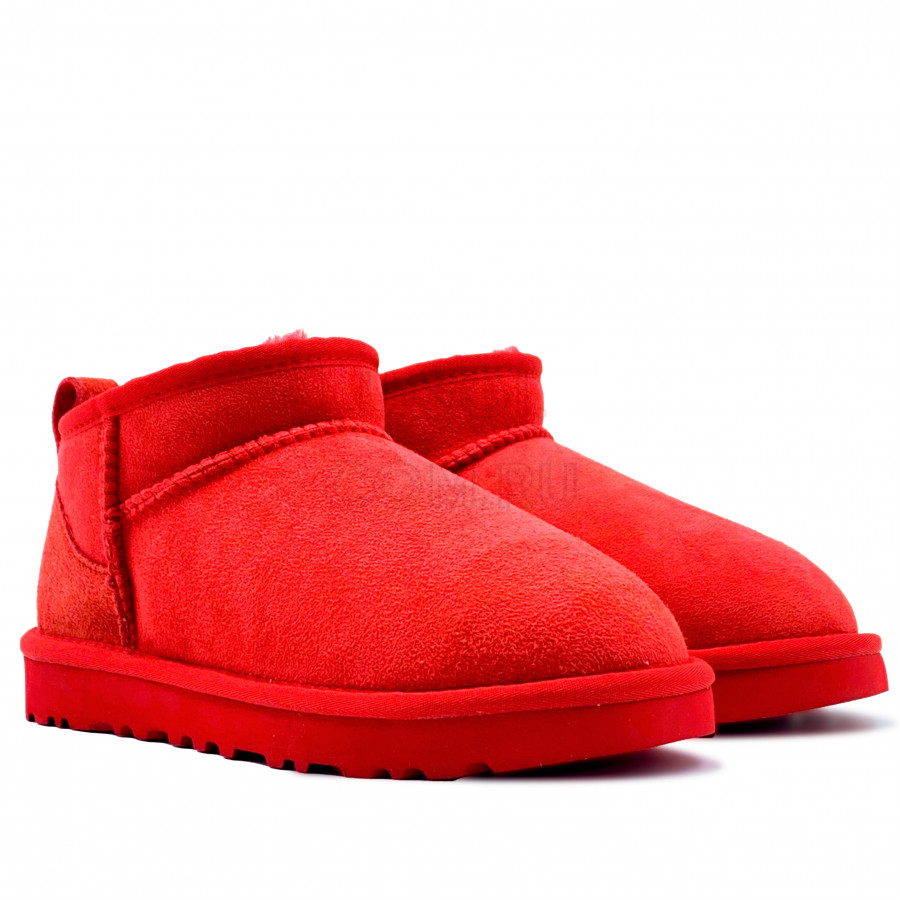 Женские UGG Classic Ultra Mini Samba Red