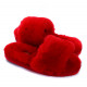Женские UGG Fluff Slide Slippers Red