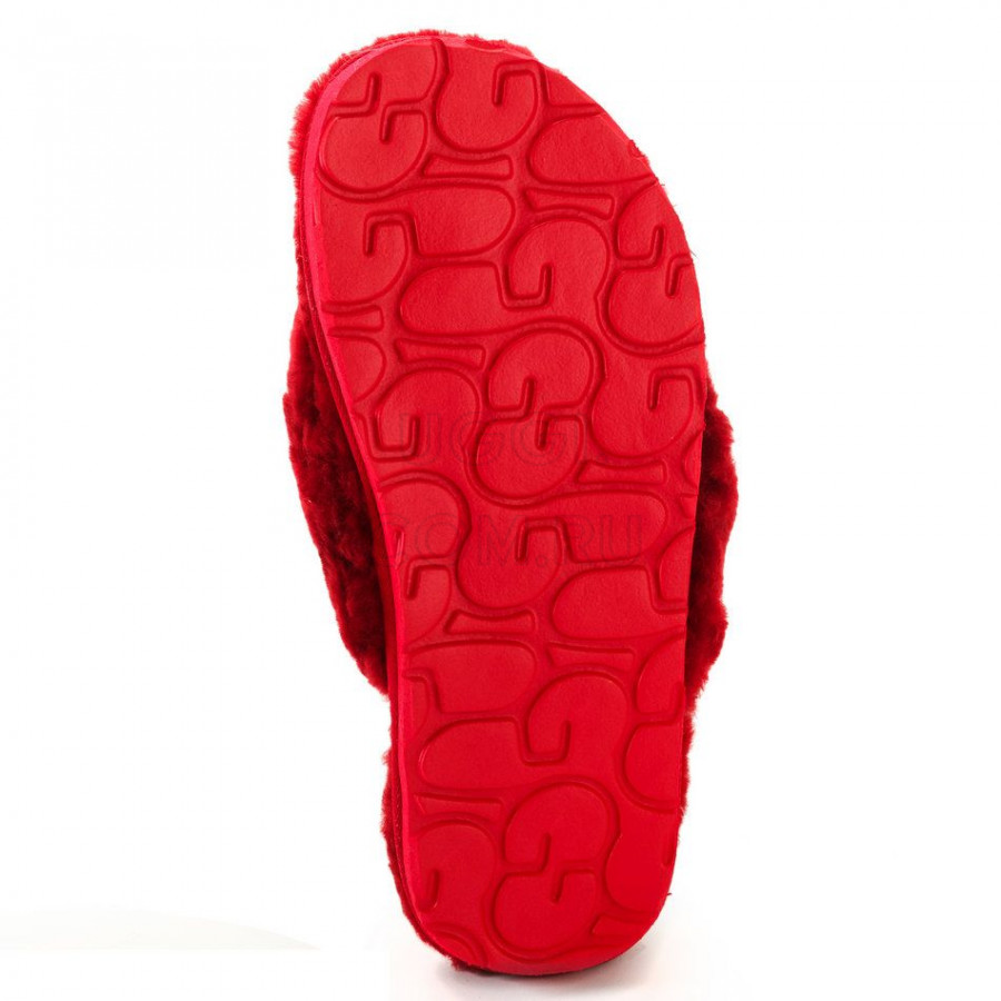 Женские UGG Fluff Flip Flop II Dark Purple