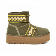 Classic Mini Braid Platform Burnt Olive
