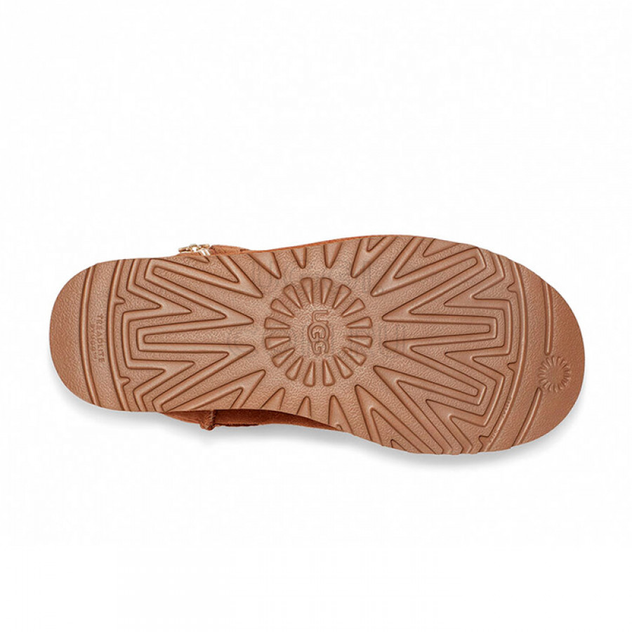 Женские UGG Bailey Zip Mini Chestnut