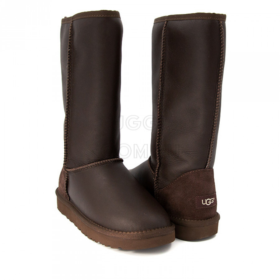 Женские UGG Classic Tall Metallic Chocolate