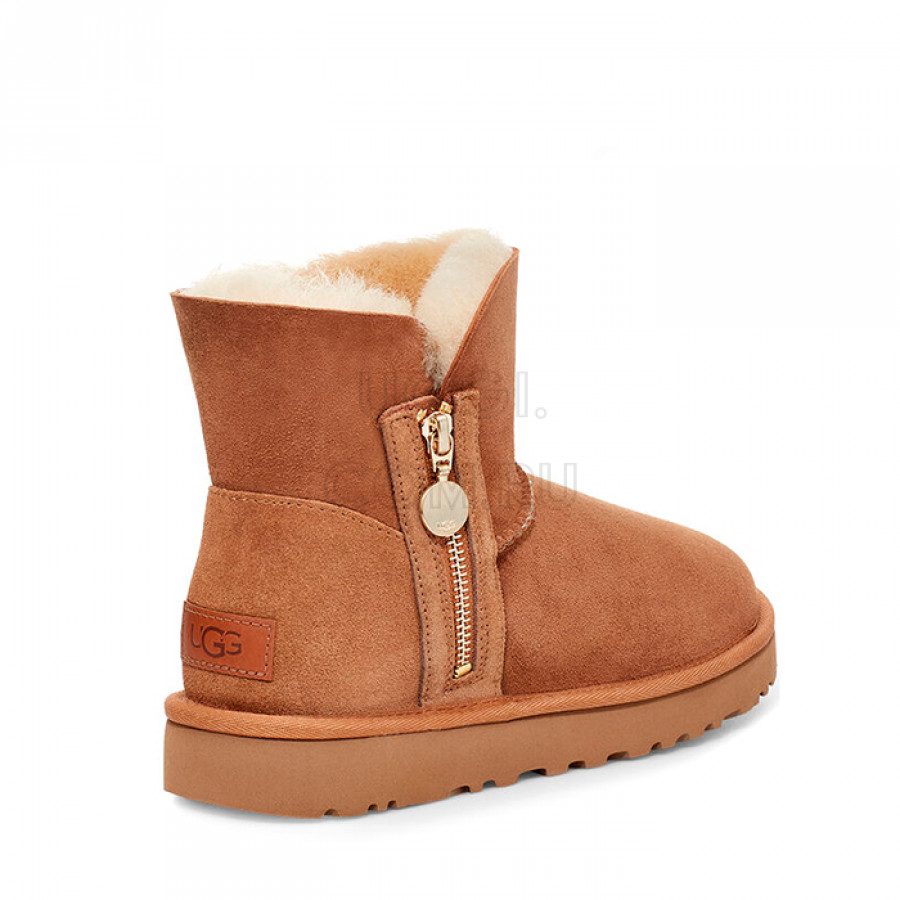 Женские UGG Bailey Zip Mini Chestnut