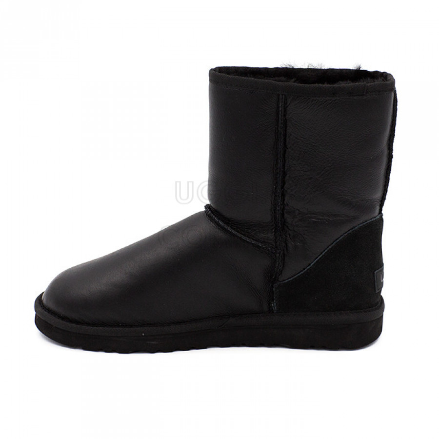 Женские UGG Classic Short Metallic Black