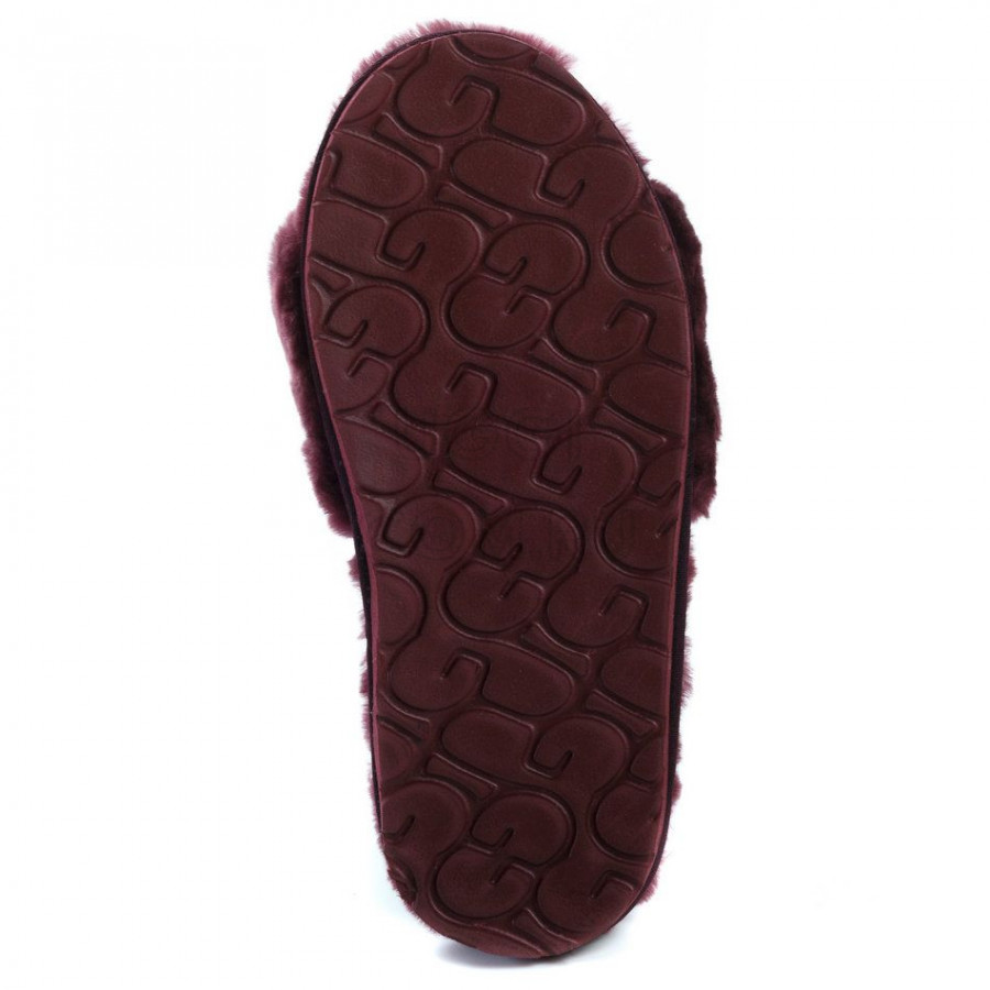 Женские UGG Fluff Slide Slippers Dark Purple