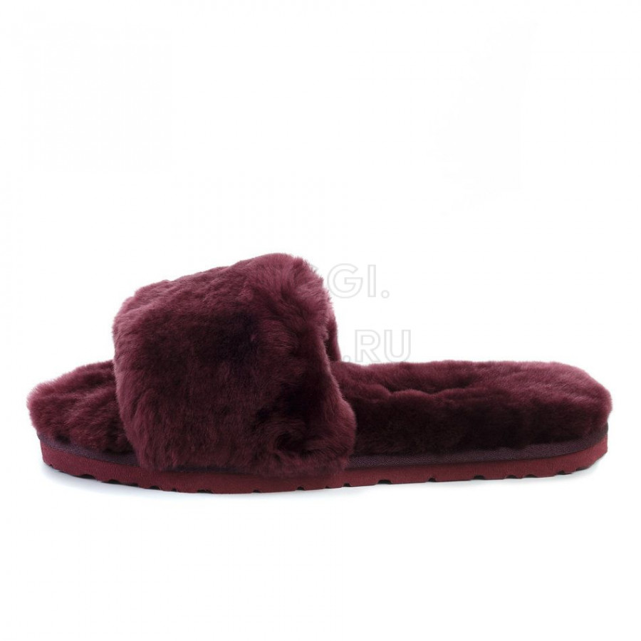 Женские UGG Fluff Slide Slippers Dark Purple
