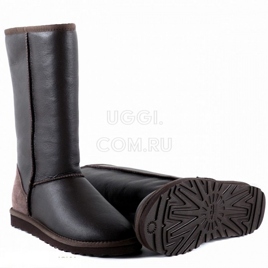 Женские UGG Classic Tall Metallic Chocolate