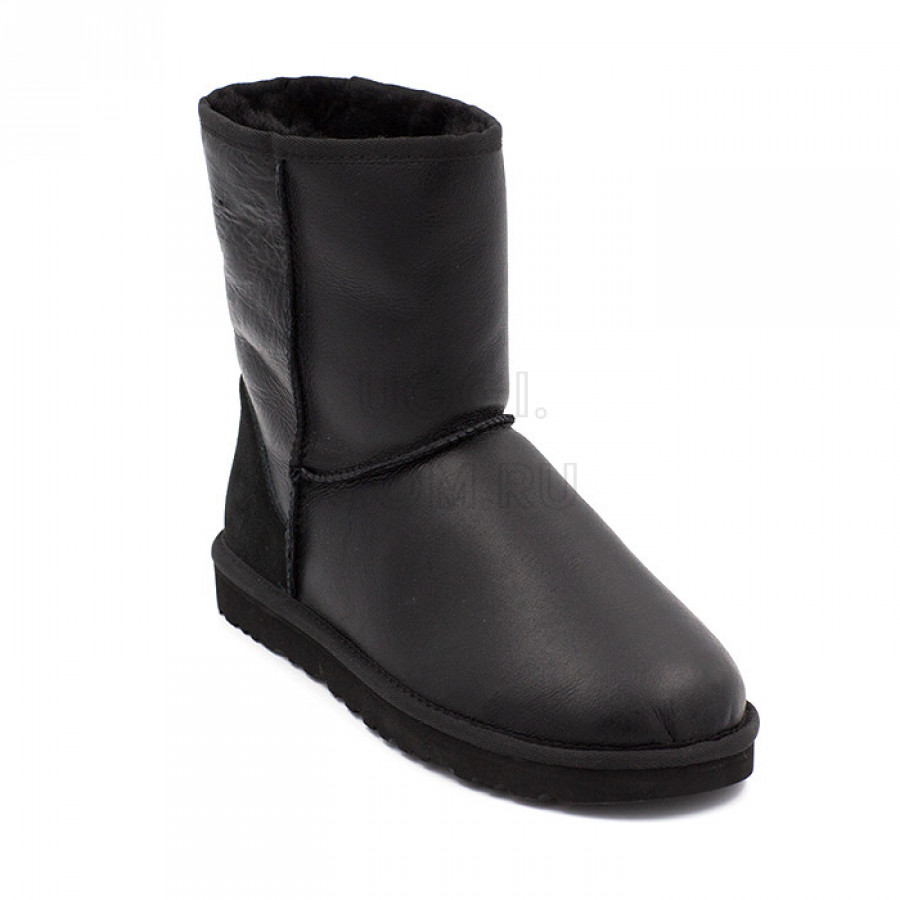 Женские UGG Classic Short Metallic Black