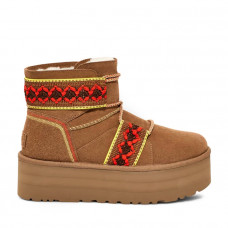 Classic Mini Braid Platform Chestnut