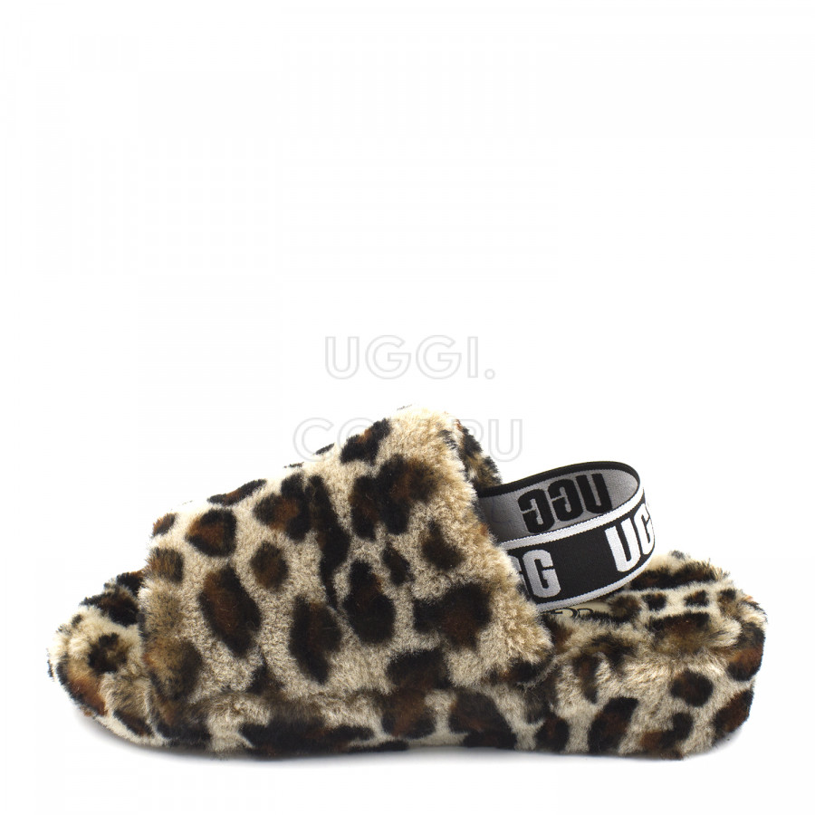 Женские UGG Fluff Yeah Slide Leopard