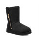 Женские UGG Bailey Zip Short Black