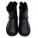 Детские UGG Kids Classic Short Zip Leather Black