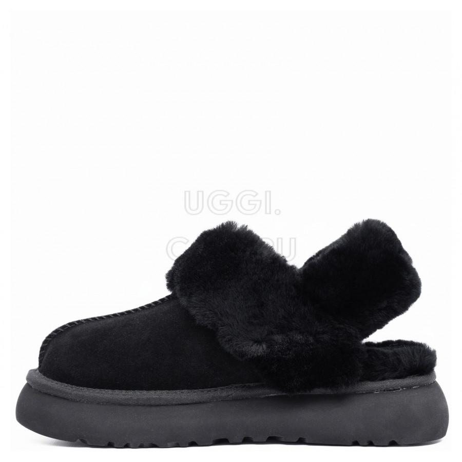 Женские UGG Slippers Disquette Black