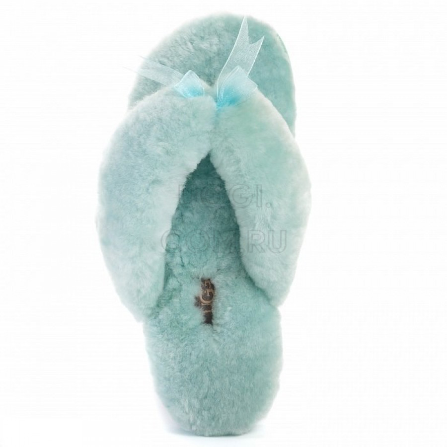Женские UGG Fluff Flip Flop II Lake Blue