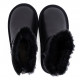 Детские UGG Kids Classic Short Zip Leather Black