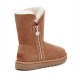 Женские UGG Bailey Zip Short Chestnut