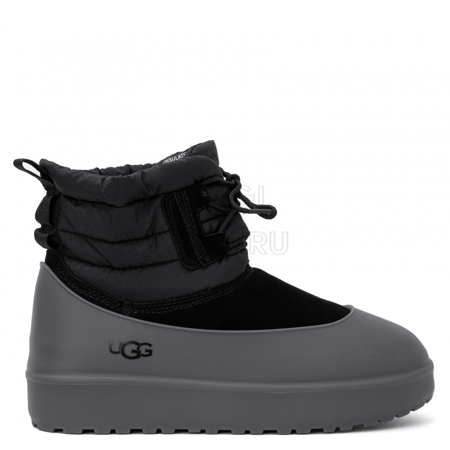 Женские UGG Classic Mini Lace-Up Weather Black
