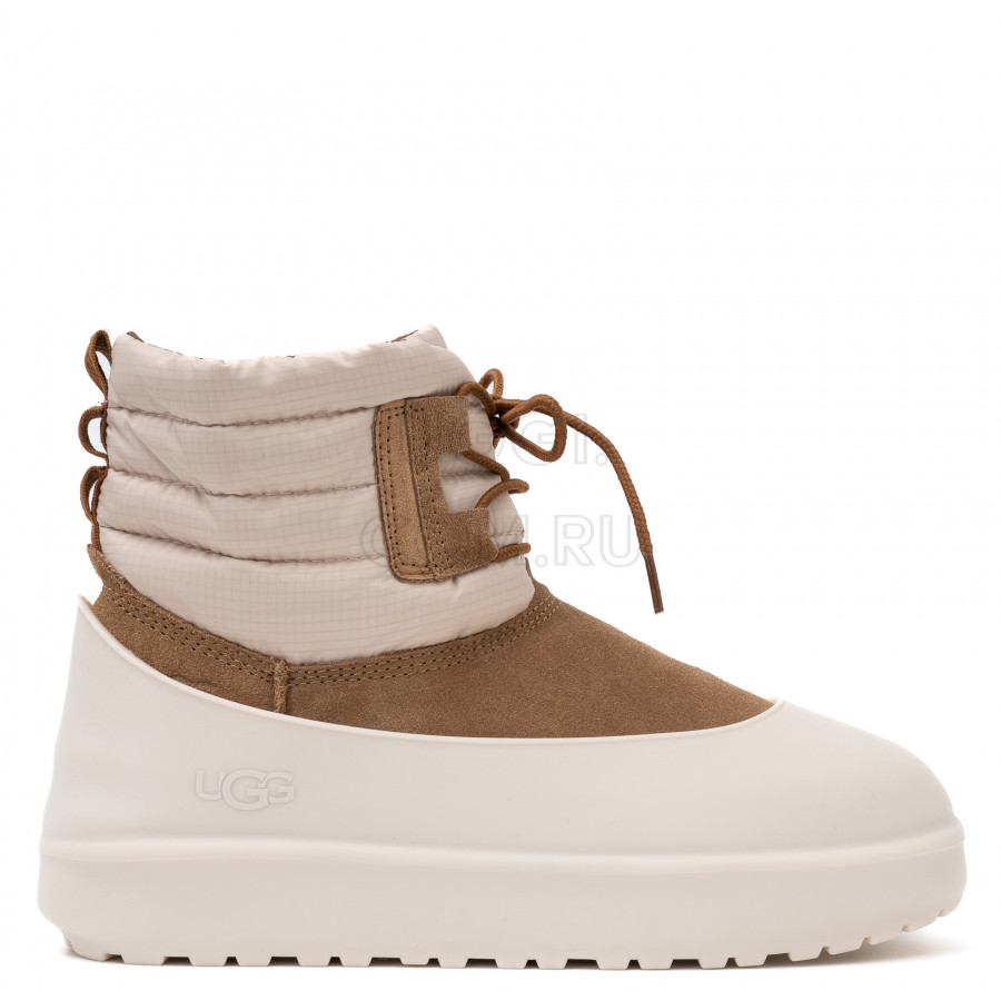 Женские UGG Classic Mini Lace-Up Chestnut Whitecap
