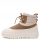 Женские UGG Classic Mini Lace-Up Chestnut Whitecap