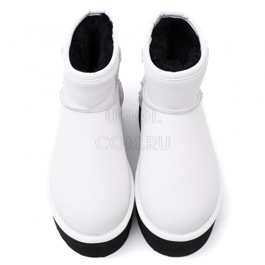 Женские UGG Classic Mini Platform Leather White