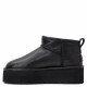 Женские UGG Classic Ultra Mini Platform Leather Black