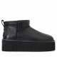 Classic Ultra Mini Platform Leather Black