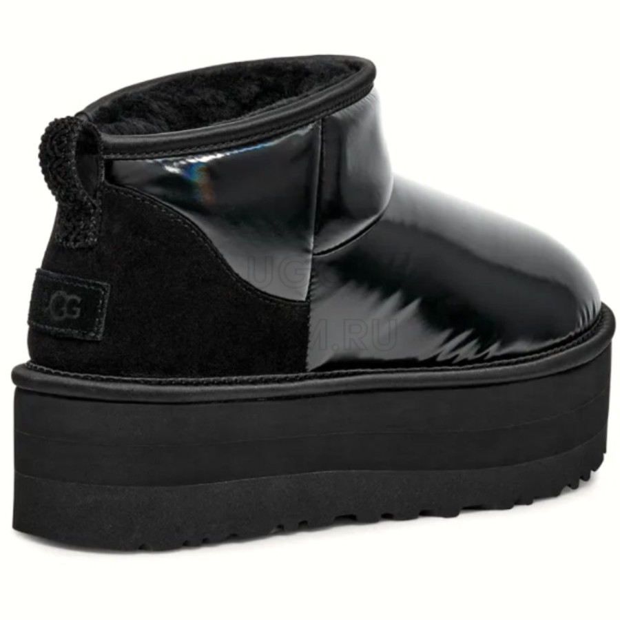 Женские UGG Ultra Mini Platform High Shine Black