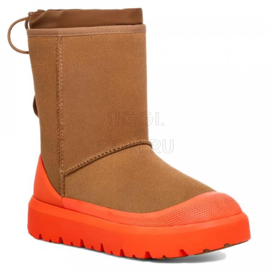 Женские UGG Classic Short Weather Hybrid Orange