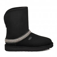 UGG Classic Short Crescent Black