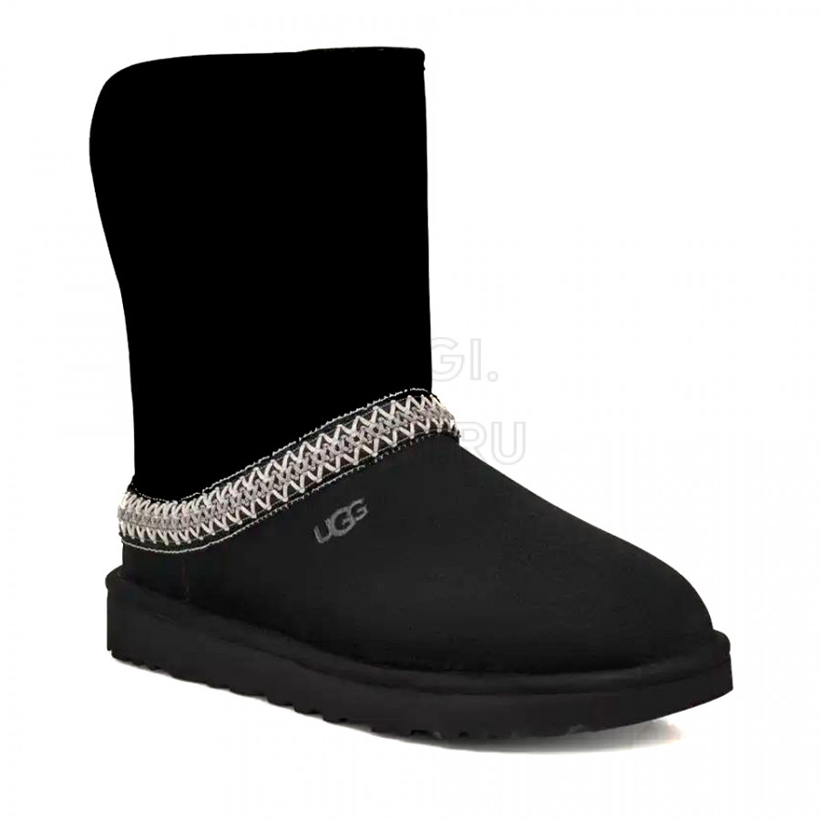 Женские UGG Classic Short Crescent Black