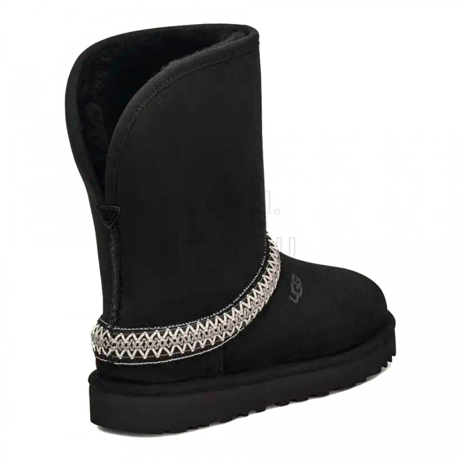 Женские UGG Classic Short Crescent Black