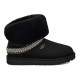 Женские UGG Classic Short Crescent Black