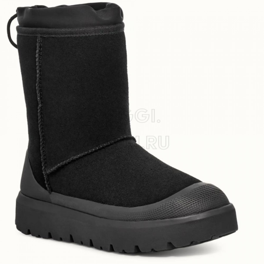 Женские UGG Classic Short Weather Hybrid Black