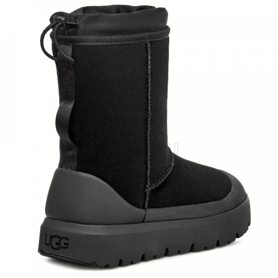 Женские UGG Classic Short Weather Hybrid Black